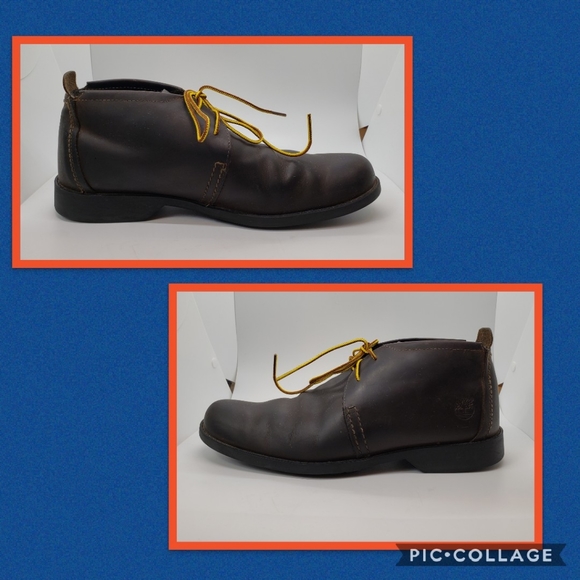 Timberland Brown Leather Chukka  Size 10.5 - Picture 5 of 8